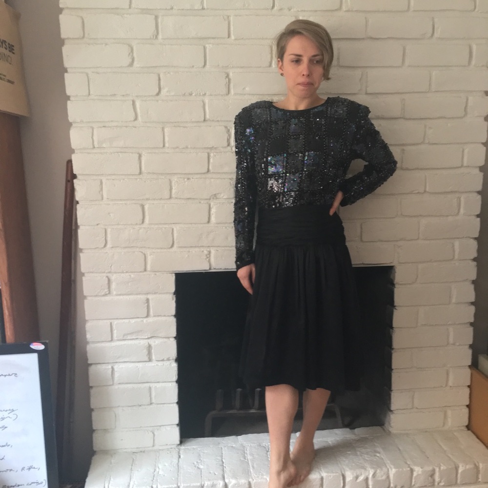 Vintage | sequin party dress